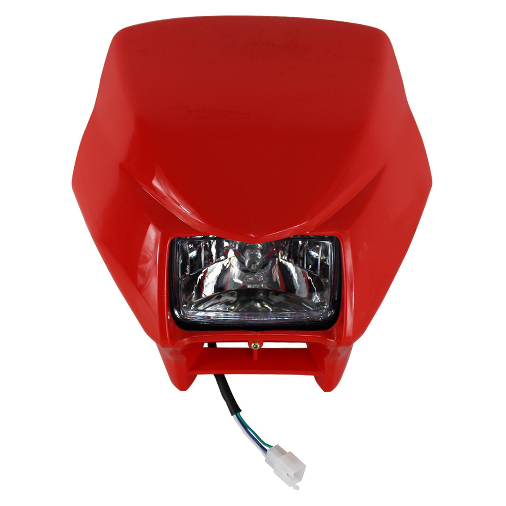 FARO DELANTERO BROSS C/MASCARA ROJO