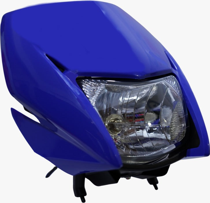 FARO DELANTERO BROSS C/MASCARA AZUL NXR150