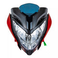 FARO DELANTERO PULSAR200NS C/MASCARA ROJO
