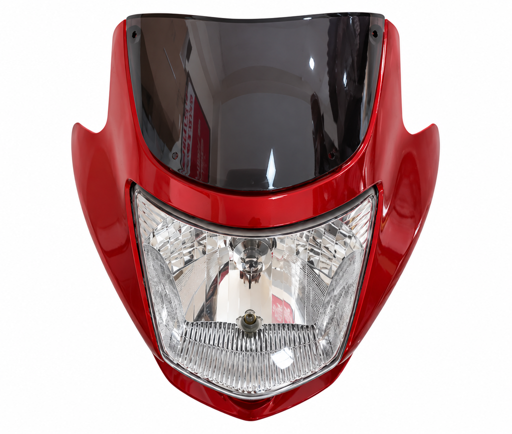FARO DELANTERO  C/MASCARA ROJO STORM