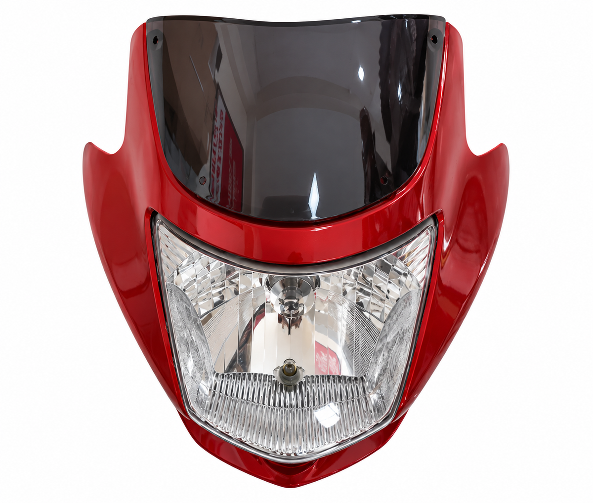 FARO DELANTERO  C/MASCARA ROJO STORM
